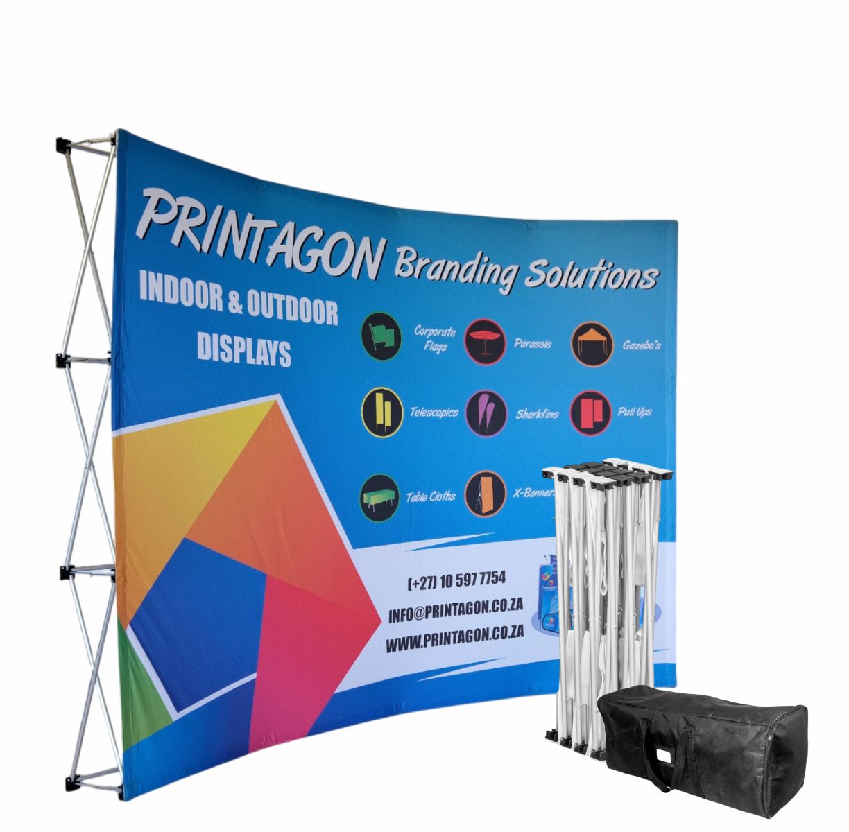 Curved Banner Wall